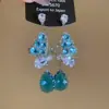 Pendientes Colgantes de Plata con Zirconia Corte Mariposa Forma de Gota de Agua Pendientes de Moda Elegantes Pendientes de Lujo Accesible Pendientes de Gama Alta para Mujeres