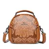 Bolso Transfronterizo Nuevo para Mujer 2024 Bolso para Mujer de Mediana Edad en Relieve Estilo Retro Elegante Simple Bolso de Madre Estilo Coreano Bolso de Hombro Cruzado Individual