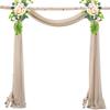 Arco Cortina de Gasa Fondo para Boda al Aire Libre Cortina de Decoración para Boda Suministros para Boda Cortina Atrezzo Rojo Producto Nuevo Rural