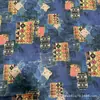 Tecido estampado de algodão e linho estilo étnico estilo ocidental mandala tecido boêmio Lijiang travesseiro toalha de mesa saia de linho