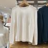 Suéter de punto de malla con cuello redondo y manga larga para mujer, elegante jersey combinable, otoño 2024, nuevo 470457