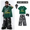 Ropa infantil hiphop hip-hop marca de moda hip-hop traje verde ropa de moda infantil niños moda callejera chicas disfraz 1 de junio