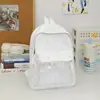 Bolsa Transparente para Boneca Japonesa Bidimensional Mochila Fofa Moderna Bolinhas de Poá Alta Qualidade Mochila Escolar para Estudante Feminina Insígnia Ita Bag