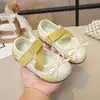Zapatos de Princesa Versátiles de Moda para Niñas 2026 Verano Nuevos Zapatos Transpirables de Malla y Piel para Niños Mary Jane Planos