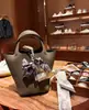 Bolsa Tote de Couro Bovino de Primeira Camada Marca H Togo de Ponta Bolsa de Mão Feminina Bolsa Saco Transversal Bolsa de Casamento