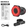 Luz trasera de bicicleta MEROCA luz de freno con inducción inteligente equipo de advertencia para ciclismo de carretera y montaña luz para ciclismo nocturno