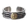 Anillo para hombre de moda retro personalidad dominante insignia Garra de Dragón Plata Tailandesa anillo abierto plateado moderno para hombre en stock al por mayor