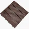 Suelo de Madera Plástica para Exteriores Jardín Balcón Impermeable Anticorrosión Autoinstalable Terraza Patio Villa Ensamblaje a Presión Suelo de Madera Plástica