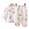 Gaze de algodão dupla camada crepe de algodão pijama lençol de cama toalha de baba tecido classe A para bebê textura de bolha