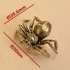 Aranha de Latão Ornamentos de Cobre Animal de Estimação de Chá Artesanato de Mesa Ornamentos de Bronze Peças de Cabo Quiosque de Ponto Turístico Mercadorias de Feira Noturna