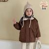 Abrigo de Algodón para Niños con Cuello de Felpa, Ropa Cálida de Invierno para Niñas, Chaqueta de Algodón para Niños, Nuevo Abrigo Grueso de Bebé para Invierno 2026