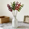 Ramas de Eucalipto Artificiales, Hojas de Eucalipto Simuladas, Vegetación Estilo Bosque, Hojas Artificiales para Paisajismo, Plantas Falsas para Decoración del Hogar