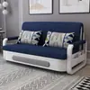 Sofá cama plegable multifuncional para salas de estar pequeñas, extensible y retráctil, adecuado para uso individual, doble o triple, con capacidad de almacenamiento