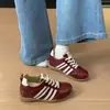Estilo Coreano Sola Grossa Salto Escondido Tênis Casuais da Moda Cano Baixo Board Shoes Feminino 2026 Novo Versátil Cadarço Tênis de Treino Agande