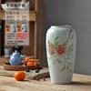 Jarrón Nuevo Pintado a Mano, Flores Hidropónicas, Arreglo Floral para Sala de Estar, Decoración Suave, Jarrón Pequeño Fresco de Cerámica
