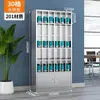 Gabinete de Tazas de Agua de Acero Inoxidable Taller Empleado Estante de Múltiples Compartimentos para Descanso Sala de Descanso Gabinete de Almacenamiento de Tazas de Té Estante de Tazas de Agua de Fábrica