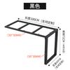 Suporte de Perna de Mesa Fixa para Reunião de Escritório Mesa Grande de Conferência Suporte de Mesa de Centro Placa de Rocha de Mármore Pernas de Mesa de Jantar Metal Simples
