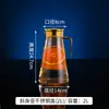 Tetera de Acrílico para PC de Agua Fría Olla para Bebidas de Restaurante Olla para Jugos Olla para Cerveza Dispensador de Vino de Plástico Resistente a Altas Temperaturas