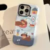 Soporte Magnético para Cachorro Azul Denim Adecuado para Funda de Teléfono Apple iPhone 16 18Promax Retro 14 Película 17