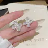 Pendientes de Moda de Aguja de Plata 925 con Cubos de Perla de Venta Caliente Pendientes Dulces de Nicho de Gama Alta Pendientes de Diseño Exquisito