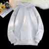 Comercio exterior Europa y Estados Unidos moda de temporada de aguas termales y otoño 360g pesado compuesto color sólido sudadera con capucha camiseta básica en stock