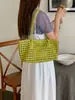 2026 Verão Nova Cesta de Piquenique de Viagem de Férias Bolsa Coreana Vazada de Ombro Único Sob o Braço Moda Bolsa Tote para o Trabalho