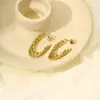 Brincos de aço inoxidável de personalidade da moda europeia e americana, brincos geométricos quadrados de alta luxo, brincos de nicho para temperamento feminino