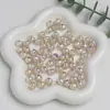 Ding Yizhen Fantasia Barroco Lua Fria Contas Galvanizadas ABS Imitação Pérola Furo Passante Contas Soltas DIY Acessórios para Corrente de Celular