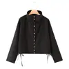 Chaqueta Convertible Elegante de Moda para Mujer, Estilo Europeo y Americano Transfronterizo, 2026, de un Solo Botón y Cuello Alto 5854730