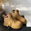 Botas Martin de suela gruesa estilo británico, nuevas botas amarillas versátiles de moda para pareja primavera-verano 2026, zapatos casuales cómodos británicos