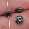 6x 6x 3mm 0.4g multicolor joias atacado joias artesanal DIY miçangas com furo grande e pequeno miçangas espaçadoras