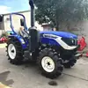 Tractor Agrícola Rojo Oriental de Cuatro Ruedas Lovol M704-2H Weichai Daqiao Cultivador Pequeño de Retorno de Paja al Campo
