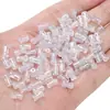 4x 8mm cuentas de arroz de vidrio doméstico color mágico transparentes cuentas de bambú material para pulsera de cuentas hecha a mano diy cuentas sueltas accesorios