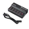 Cargador USB de 12 puertos Cargador USB multipuerto enchufable Carga rápida USB inteligente teléfono móvil tableta Cargador de 10 puertos