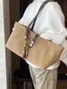 Bolso Tote Vintage Nuevo Otoño/Invierno 2026, Bolso de Mano de Gran Capacidad para Mujer, Bolso de Hombro Simple para el Trabajo, Bolsa de Compras