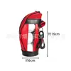 Bolsa para Pelotas de Golf Piel Sintética Impermeable Pequeña Bolsa de Cintura con Hebilla Colgante Bolsa para Pelotas Puede Sostener 3 Pelotas Bolsa de Accesorios de Golf