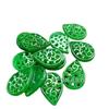 Colgante de Gota de Agua Hueca Verde Seco de Jade Placa de Jade de Cristal Cuentas Sueltas Joyería Hecha a Mano DIY Accesorios para Pendientes Cerámica de Jade