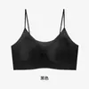 Ventas Directas de Fábrica Popular Transfronteriza Camisola Deportiva de Seda Helada para Mujer, Chaleco de Una Pieza para Pecho Pequeño Push-Up Espalda Bonita, Estilo Delgado de Verano