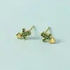 Pendientes Pequeños Sencillos y Modernos para Mujer, Pendientes de Cactus, Nuevo Estilo 2020, Frescos y Únicos, No Necesitan Quitarse al Dormir, Accesorios Compactos para Orejas