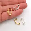 Convertidor de clip para oreja y aguja para oreja Advanced Sense Plus con capa protectora sin agujero en la oreja clip para el cartílago de la oreja accesorios para joyería DIY al por mayor para mujer