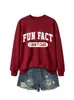 Fato curioso não me importo Amazon eBay loja independente moletom esportivo casual feminino confortável e versátil