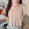 Cardigã de Tricô de Luxo Feminino Roupas de Outono 2023 Novo Retrô Chique Pequeno Curto Peça Externa Tops de Primavera e Outono