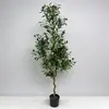 Árvore de Oliva Artificial Árvore Artificial Casa Nórdica De Chão Planta Artificial em Vaso Árvore Falsa Paisagem Artificial Interna Bonsai