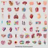 50 Piezas de Pegatinas Decorativas Graffiti para Protección Dental, Vasos de Agua para Teléfono Móvil, Maletas de Computadora Pegatinas Decorativas Impermeables, Pegatinas Dentales