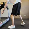 Moda Verão Simples Finos Retos Secagem Rápida Casuais Shorts para Homens Streetwear Americano Respirável Versátil Esportivos Bermudas