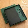 2026 Set de Regalo Caja de Cuaderno A5 Cuaderno de Cuero Suave Cuaderno de Trabajo Bloc de Notas Logo Personalizable Caja de Regalo Empresarial