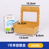 Caja de Papel Kraft Desechable para Catering, en stock, Engrosada, para Pollo Frito, Ensalada, Comida Rápida, para Llevar, Personalización