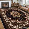 Tapete de Cashmere Sintético, Grande Área, Resistente a Manchas, Fácil de Manter, Capacho, Tapete de Quarto ao Lado da Cama, Tapete Vintage para Sala de Estar Transfronteiriço