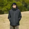 Ropa de Exterior para Correr Otoño e Invierno 2024 para Hombres y Mujeres, Ropa de Correr Suelta Transpirable Sencilla, Chaqueta Abrigo para Pareja, Impermeable Cortavientos
