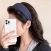 Diadema de moda de estilo coreano de ala ancha para mujer, nuevo modelo 2026, diadema elegante de corona alta, accesorio para el cabello versátil para salidas diarias
